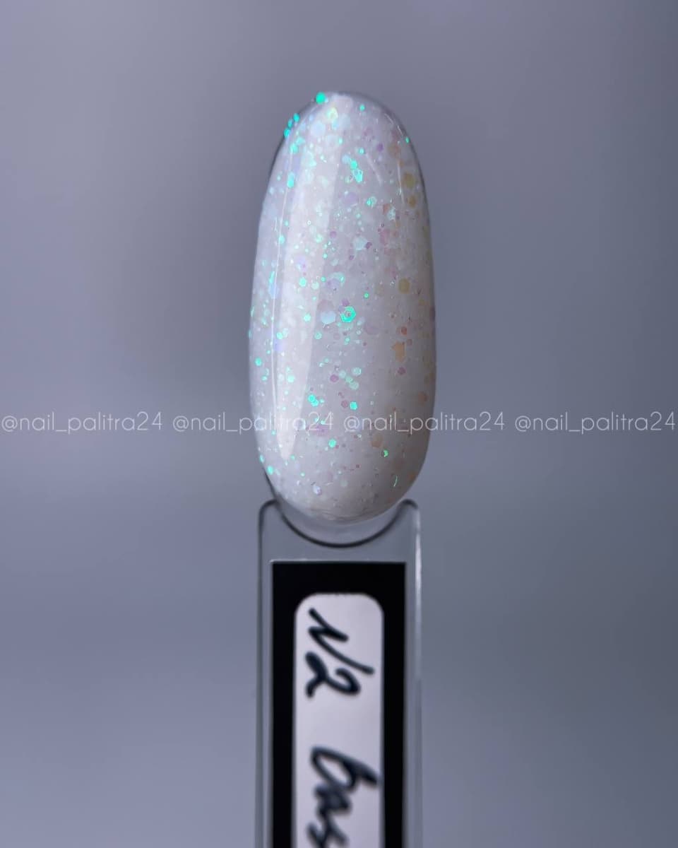 Grattol Rubber Base Opal Glitter №2  9 ml