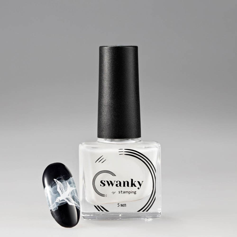 Swanky Stamping, Акварельные краски №4, белый, 5мл #