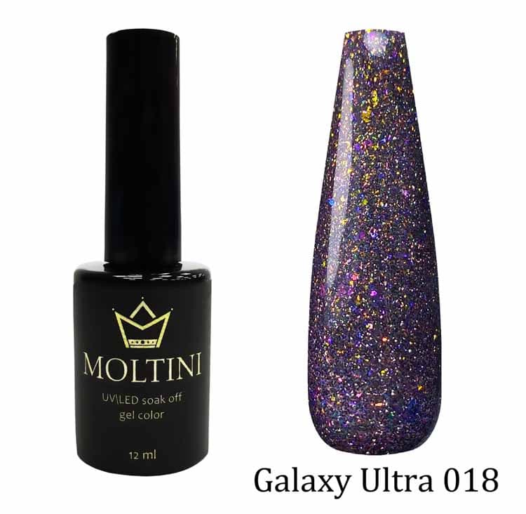 Moltini светоотр.гель-лак Galaxy Ultra 018 12мл