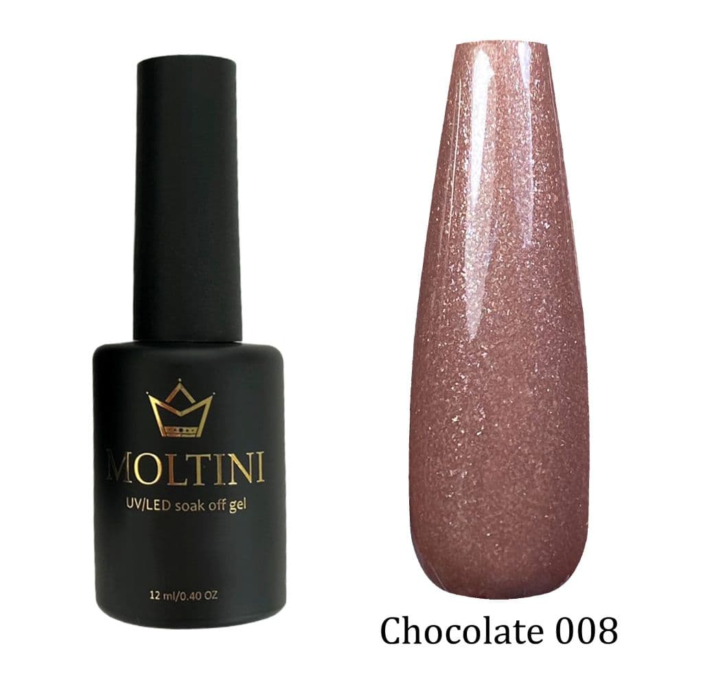 MOLTINI Цветной лак "Chocolate" 008. 12 мл.