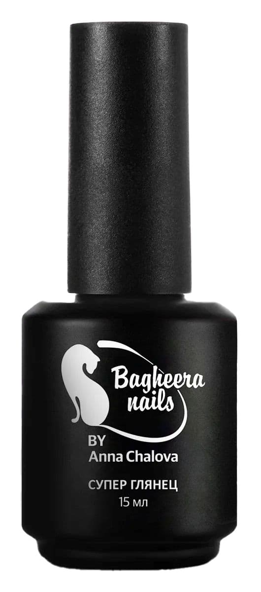 Bagheera Nails, Финиш БЕЗ лс Супер глянец В-15, 15ml