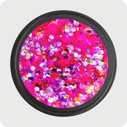 Mila, 5329 Шестигранники конфетти роз. 