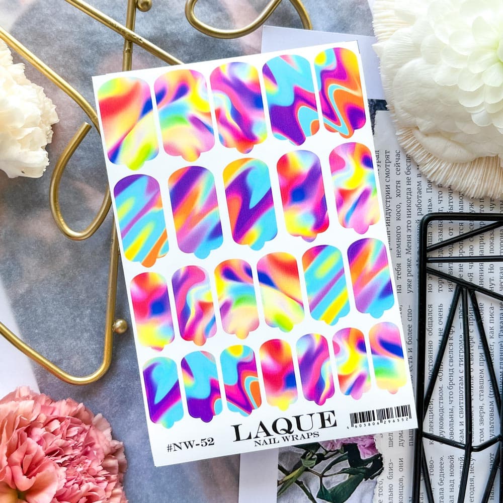 "LAQUE" Пленки NAIL WRAPS №52