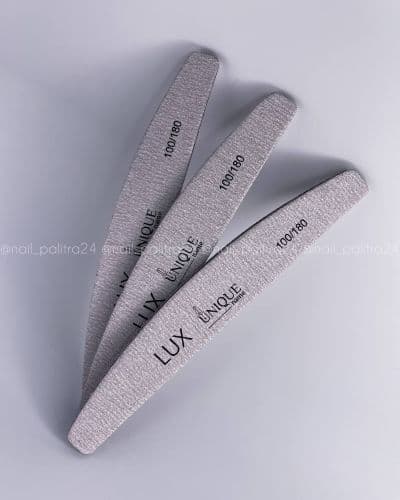 Unique Пилка лодочка LUX 100/180  178*28*4мм
