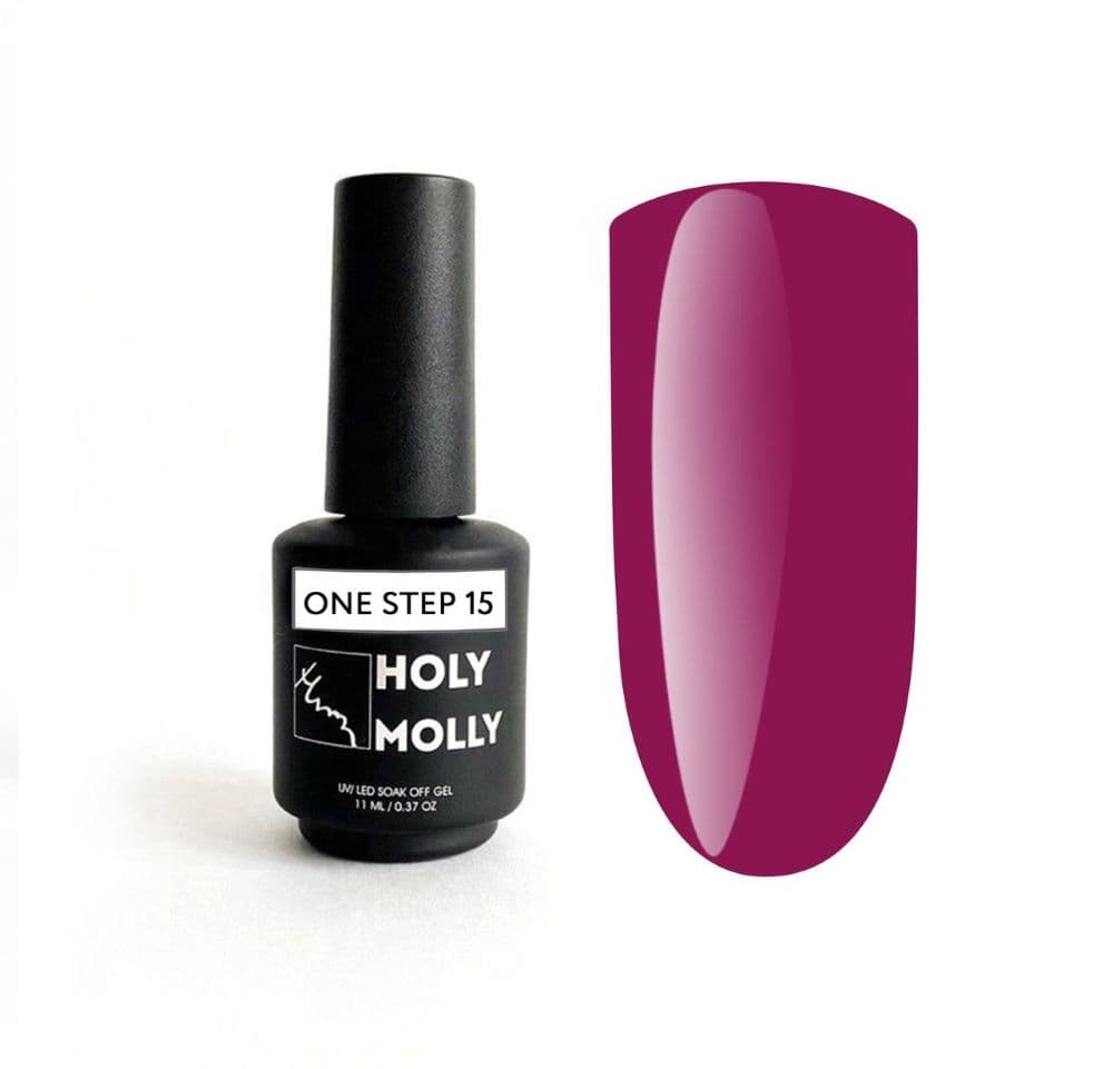 Holy Molly, Гель-лак  ONE STEP 15 11ml