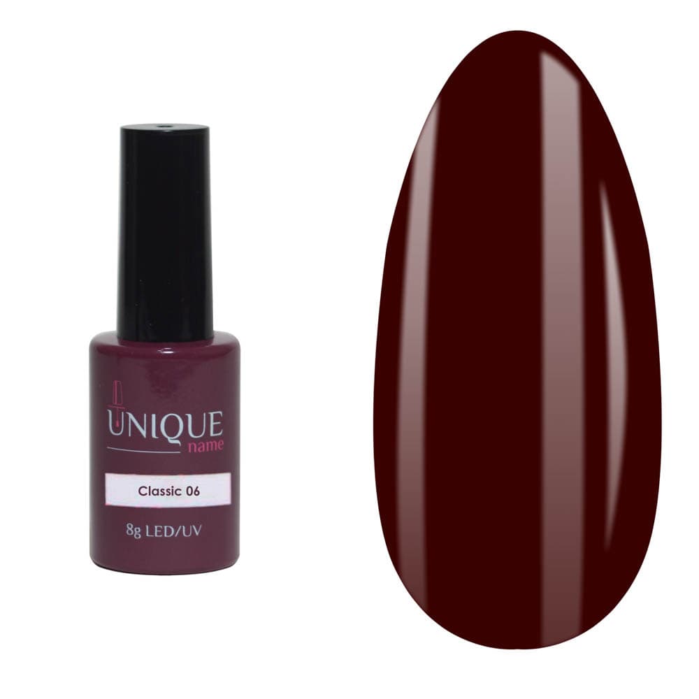 Unique, Гель-лак Классик 6 (Classic №6) (8ml)