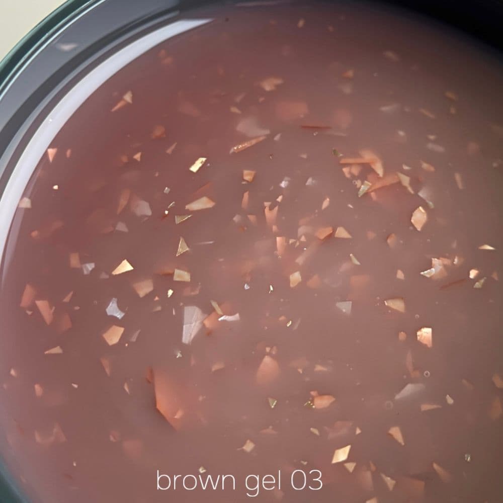 iPerfect, Brown gel 03 - гель для укрепления и моделирования ногтей 15гр