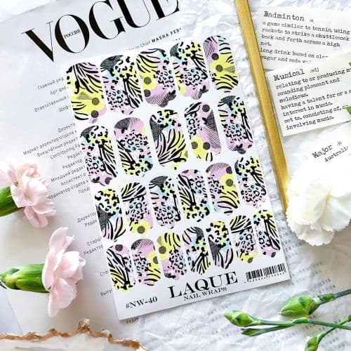 "LAQUE" Пленки NAIL WRAPS №40