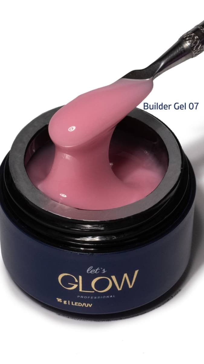 LetsGlow Строительный гель Builder gel №07 13гр