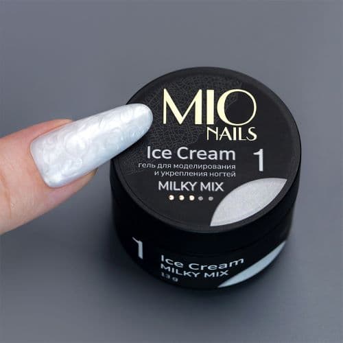 MIO Nails, Гель ICE Cream-MILKY MIX #01 13ml