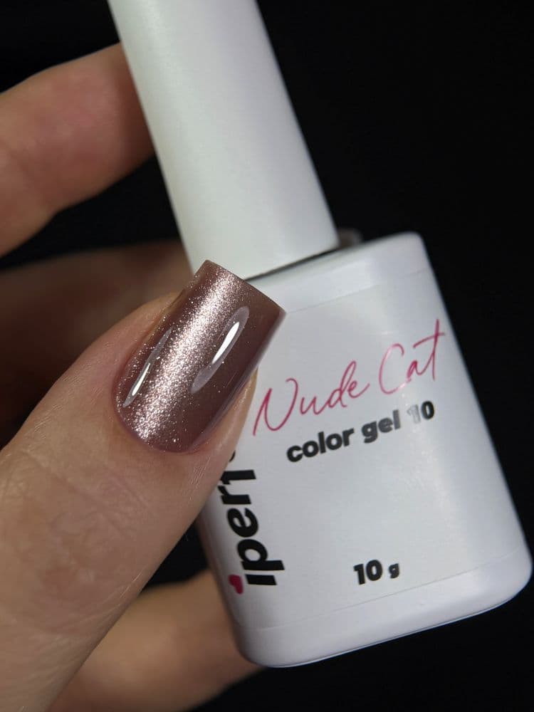 iPerfect, Nude cat color gel 10 - гель-лак магнитный для ногтей 10гр