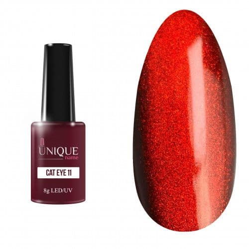 Unique, Гель-лак Кошка 11 (Cat eye №11) (8ml)