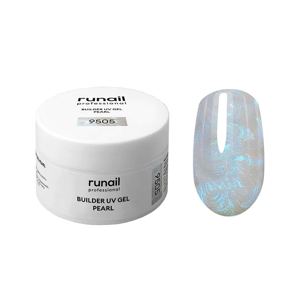 Runail, Моделирующий УФ-гель с жемчужным эффектом BUILDER UV GEL PEARL 15 г №9505