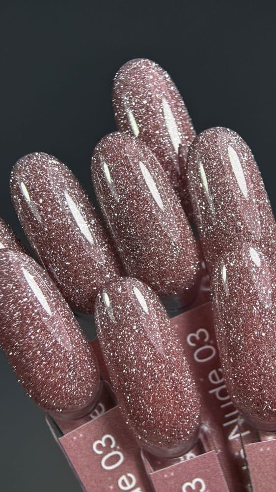 iPerfect, Nude light color gel 03 - гель-лак светооражающий для ногтей, 10гр флакон с кистью
