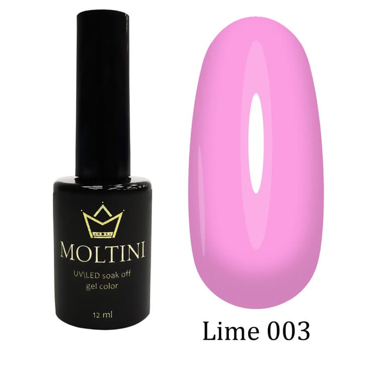 Moltini цветной гель-лак "Lime" 003. 12 мл.