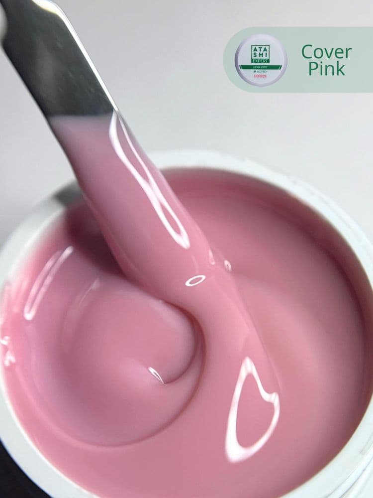 ATASHI EXPERT gel HEMA FREE Ecotech, Cover Pink ,100мл