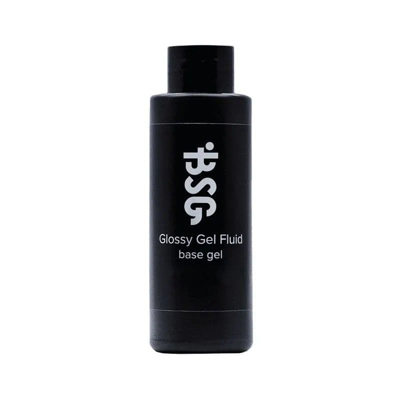 BSG, Glossy Gel Fluid - Базовый гель для проблемных ногтей, экономичкая упаковка 50мл (без кисточки)