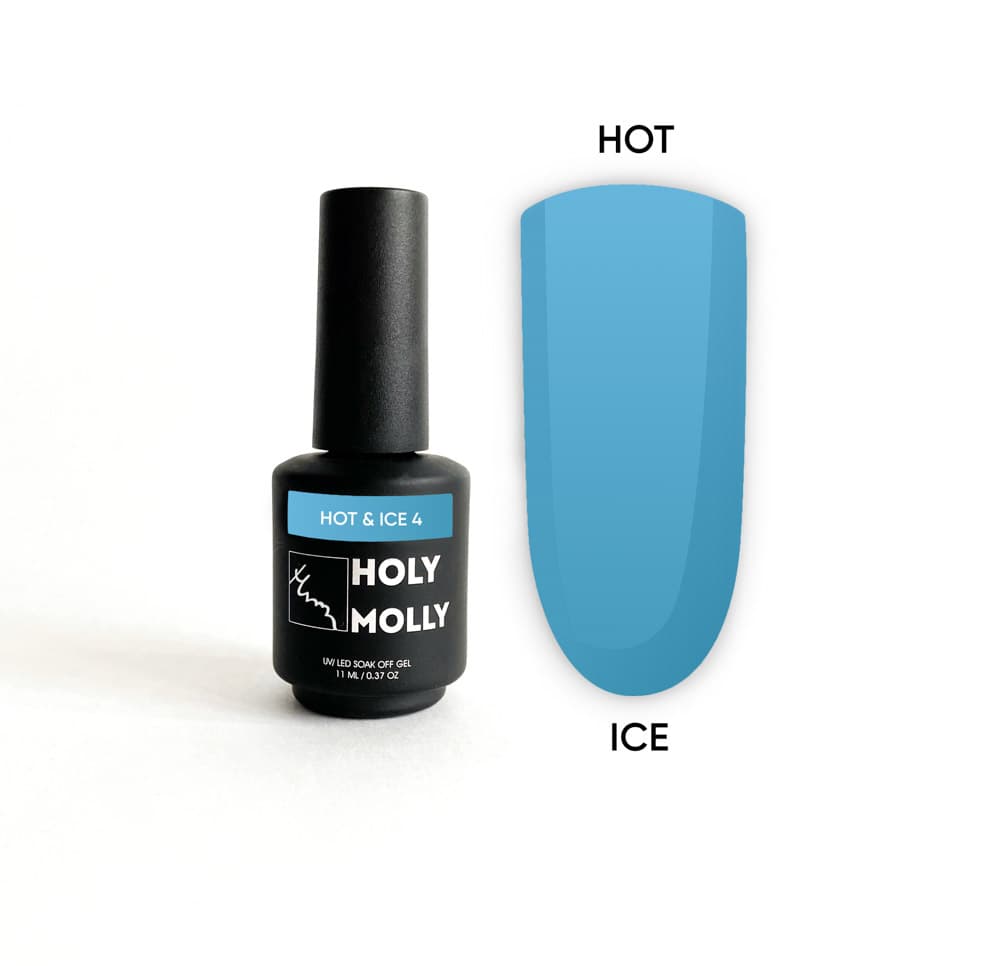 Holy Molly, Гель-лак  HOT & ICE №4 11ml #