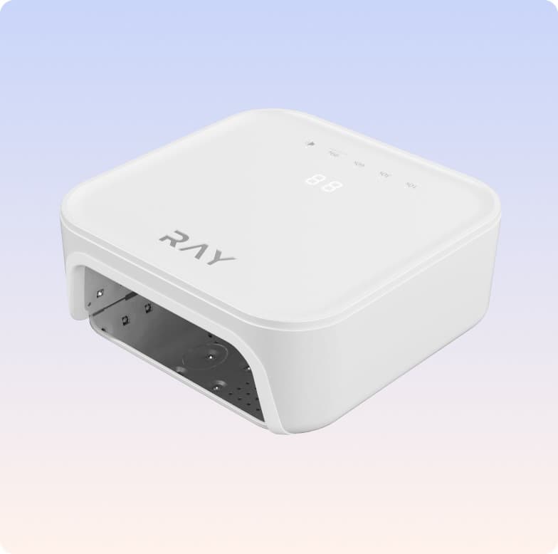 RAY, Лампа для сушки ногтей RAY BASIC белый 36ВТ