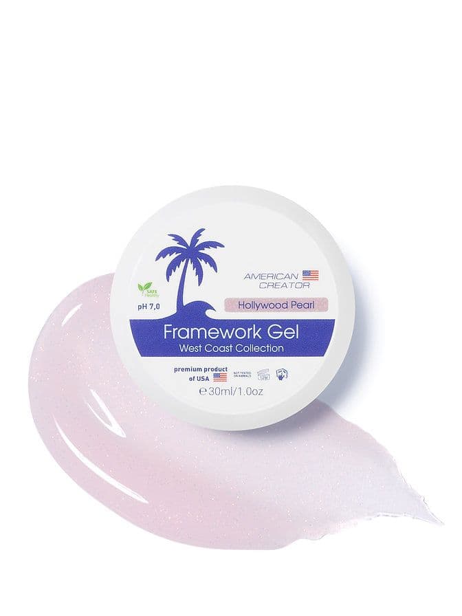 American Creator, Гель для наращивания ногтей West Coast-Framework Gel "Hollywood Pearl" (30ml)