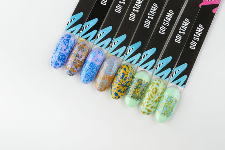 Go! Stamp, Пластина для стемпинга 295 Double Flora
