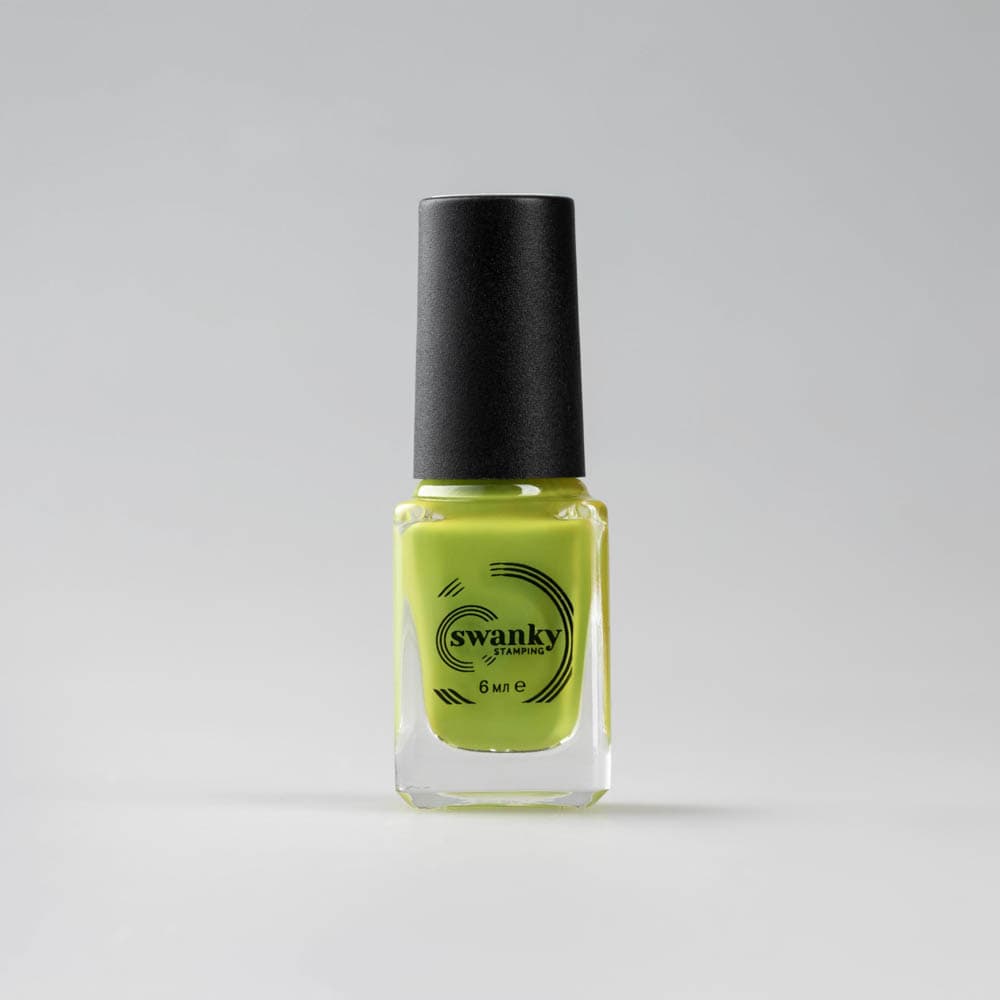 Swanky Stamping, Лак для стемпинга S043, салатовый 6мл #