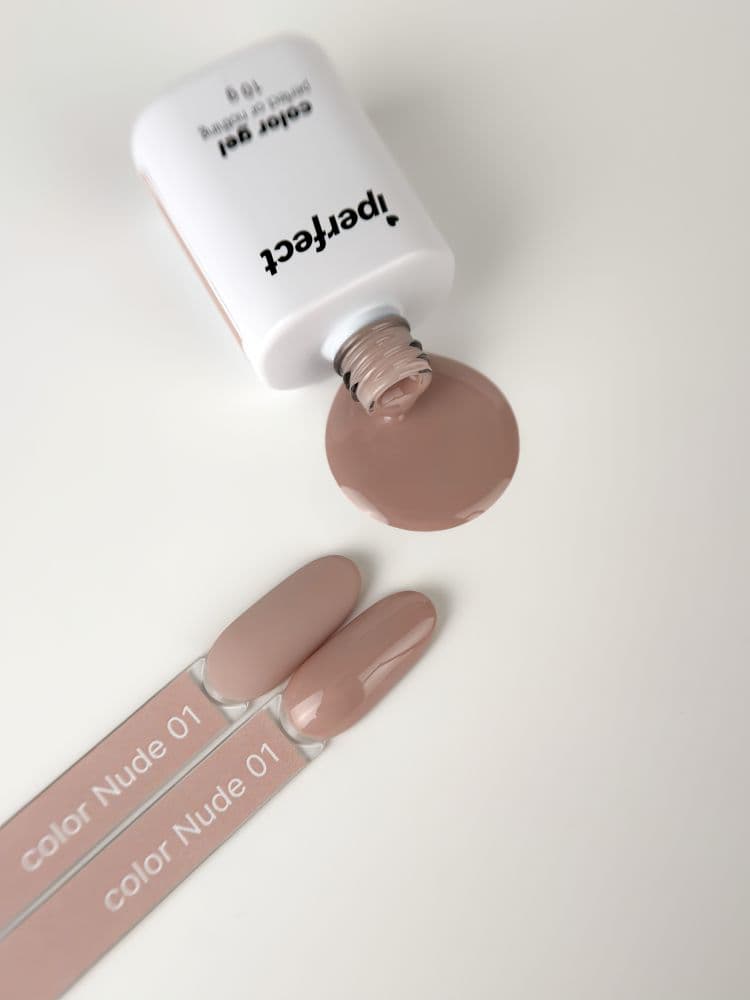 iPerfect, Nude color gel 01 - гель-лак для ногтей 10гр