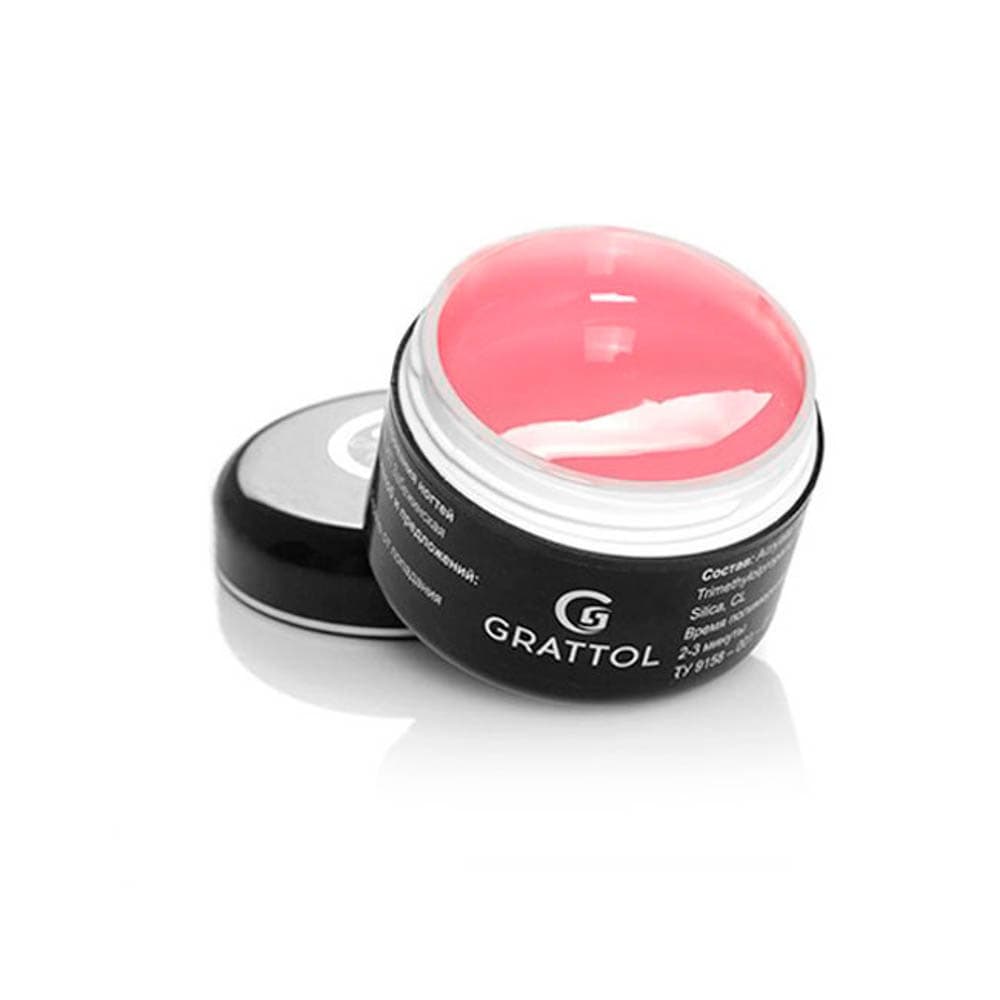 Grattol Гель камуфлирующий Camouflage Gel Pink, 15 ml