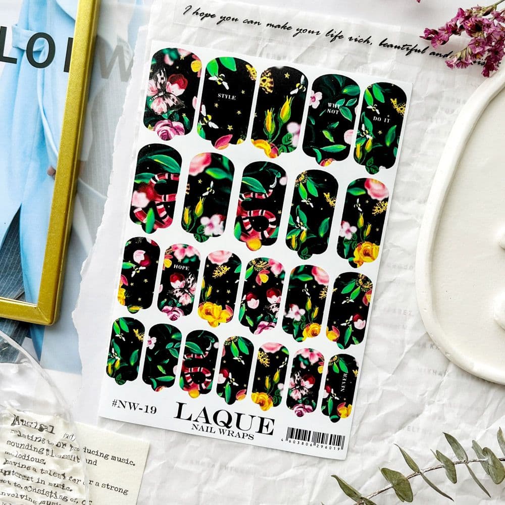 "LAQUE" Пленки NAIL WRAPS №19
