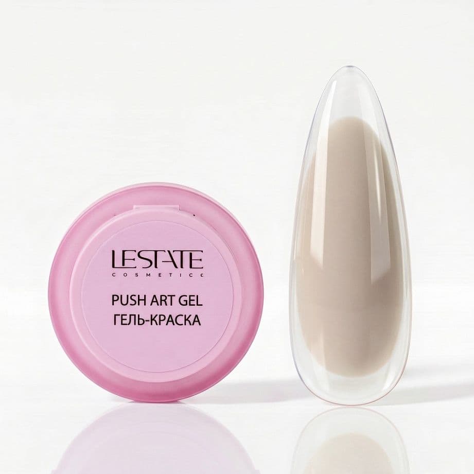 Lestate, Гель-краска бежевая,  PUSH ART GEL 2г