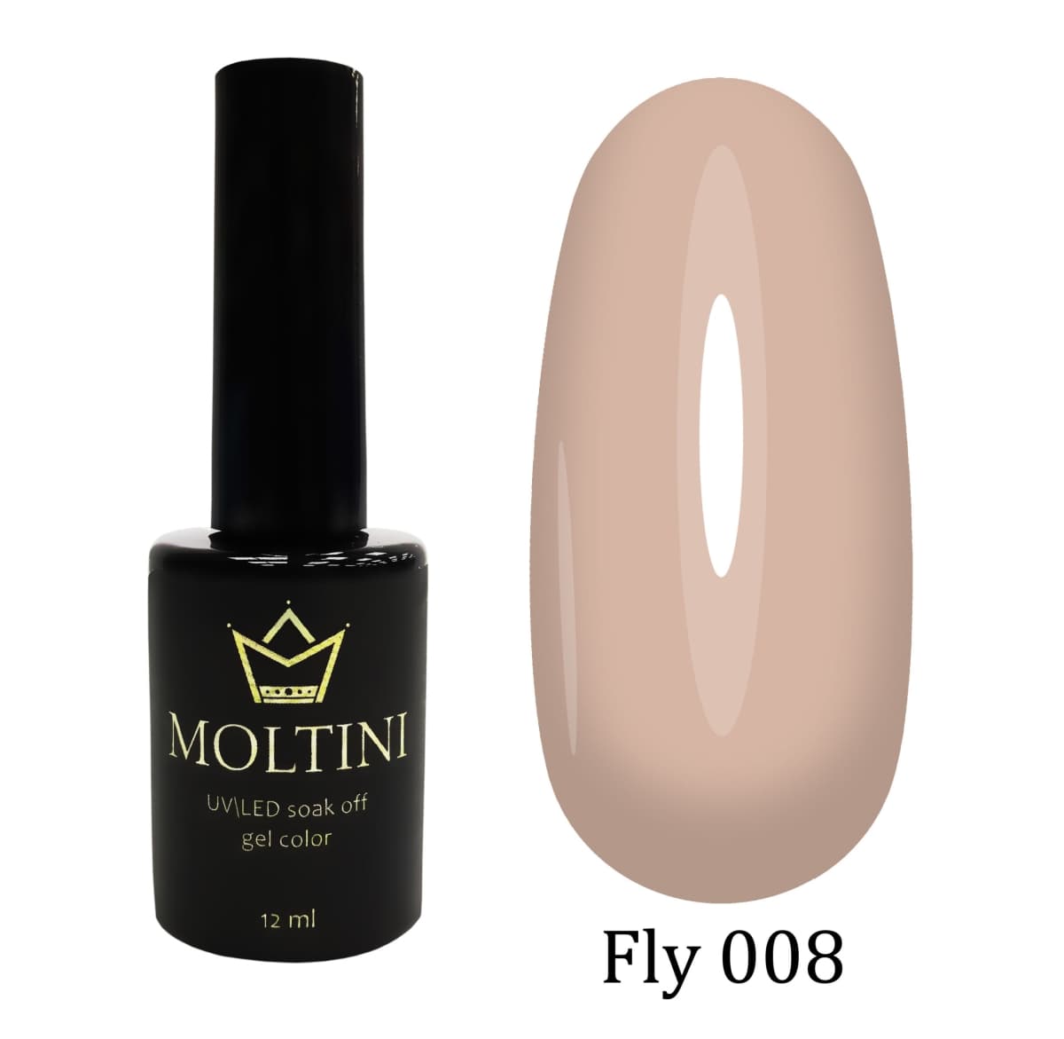 Moltini цветной гель-лак "Fly" 008. 12 мл. #