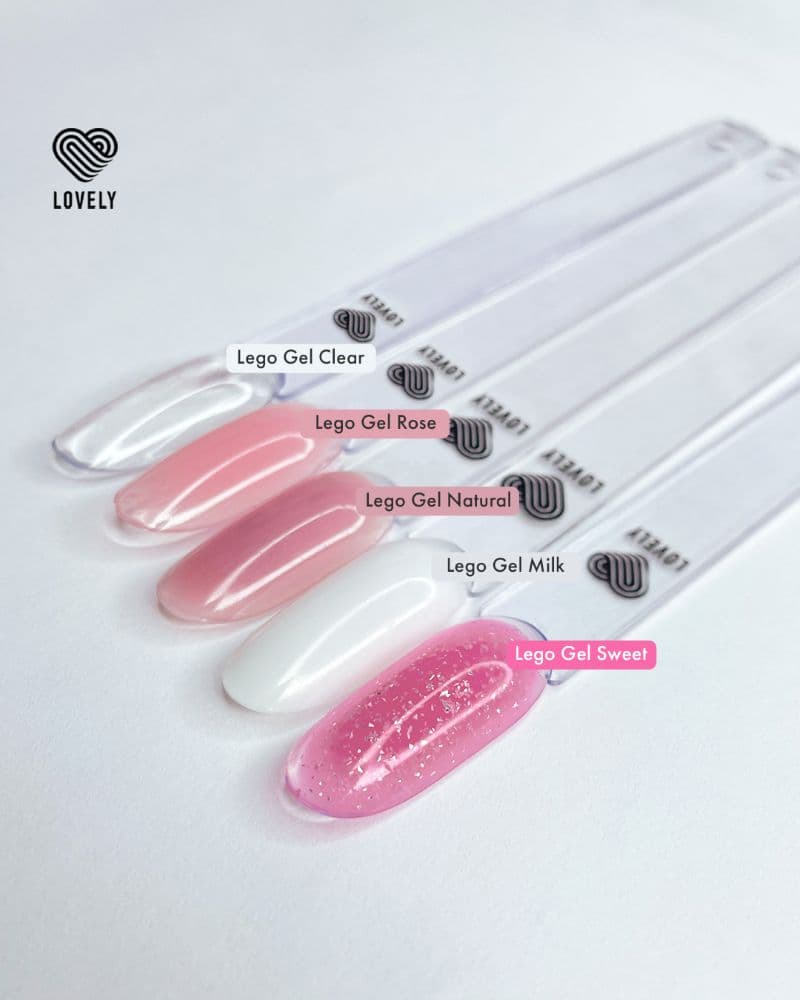 Lovely, Гель для наращивания и укрепления Lego Gel Natural, 15 ml