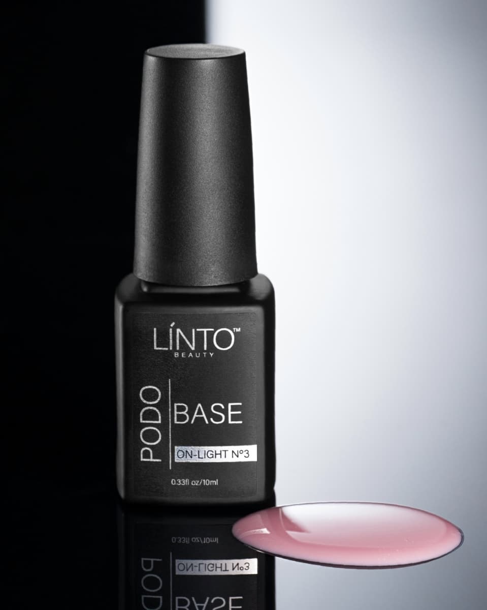 Linto, PODO BASE ON-LIGHT №3 10 ml (База для педикюра)