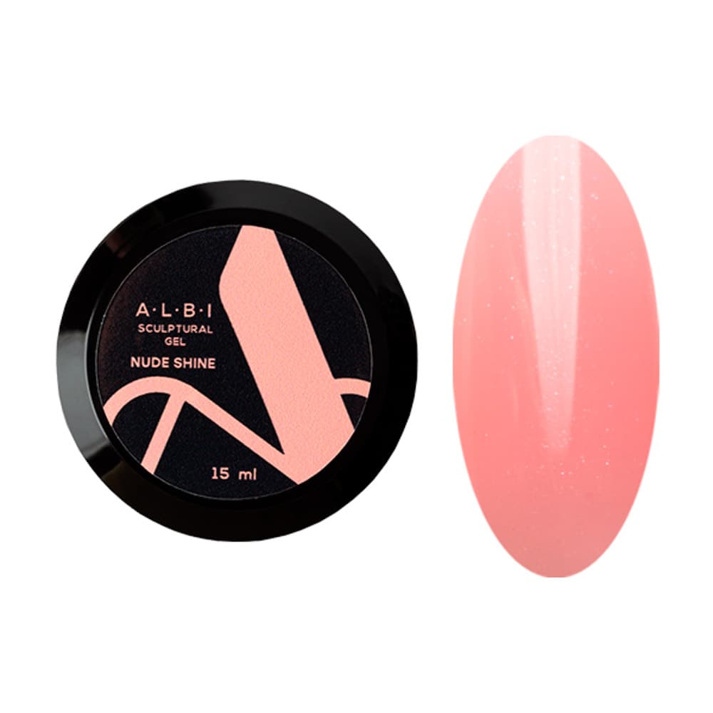 ALBI, Гель скульптурный Nude Shine,15ml #