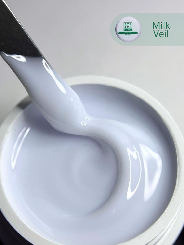 ATASHI EXPERT gel HEMA FREE Ecotech, Milk Veil ,15мл