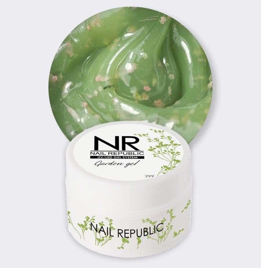 Nail Republic, Garden gel с сухоцветами №296 (15 гр)