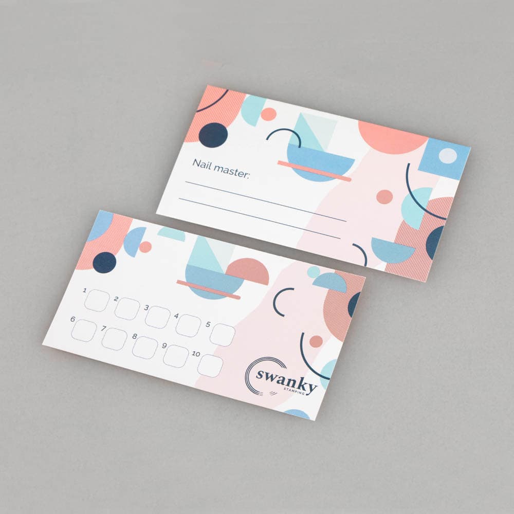 Swanky Stamping, Набор визиток для Мастера Геометрия
