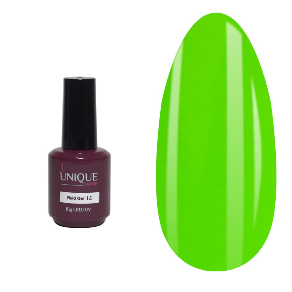 Unique, Гель Флюид 15 (Fluid Gel 15) (15ml)