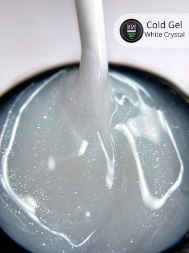 ATASHI Smart Uv gel, White crystal ,15мл