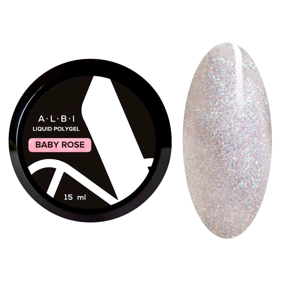ALBI, LIQUID POLYGEL Baby Rose ,15ml (банка)