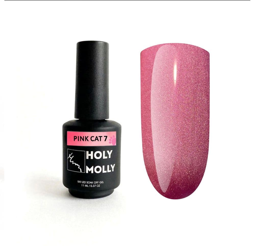 Holy Molly, Гель-лак  Pink Cat 7 11ml