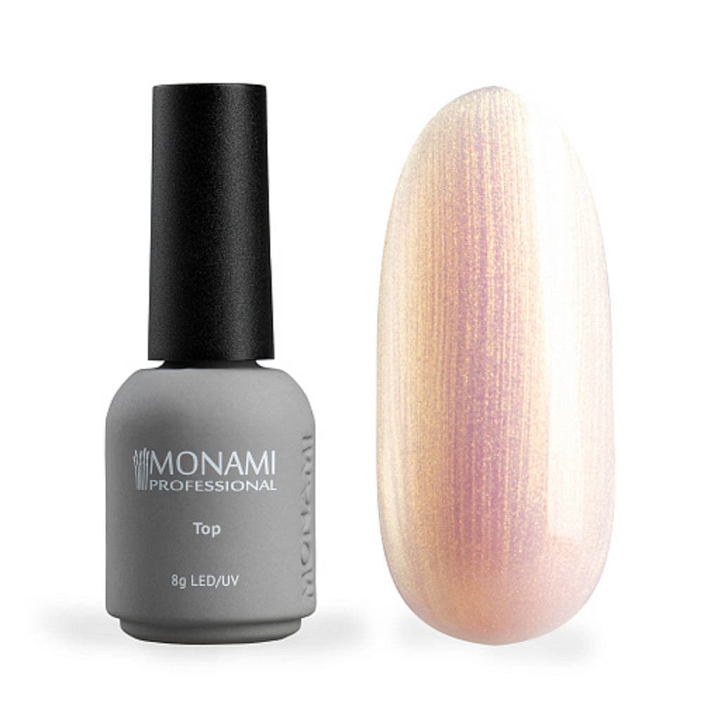 Monami Топ Super Shine Pearl top Gold, 8мл