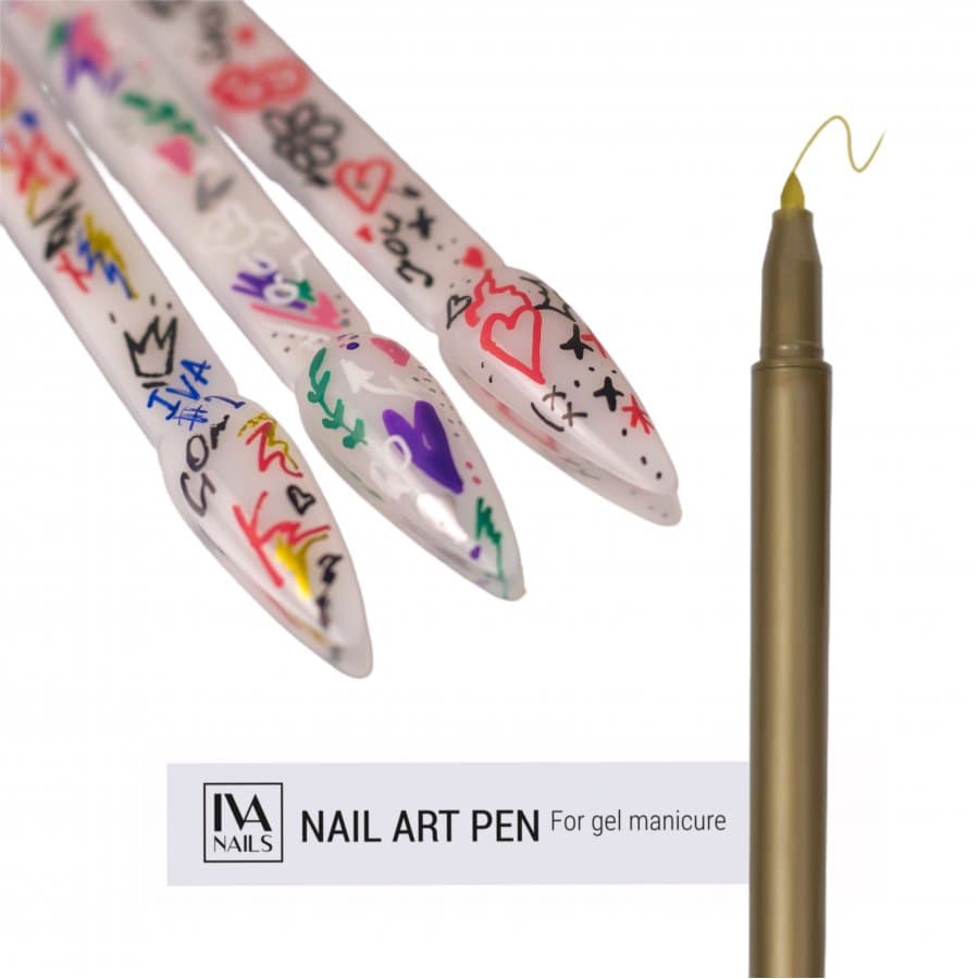 IVA nails, Акриловый фломастер (Gold) 10