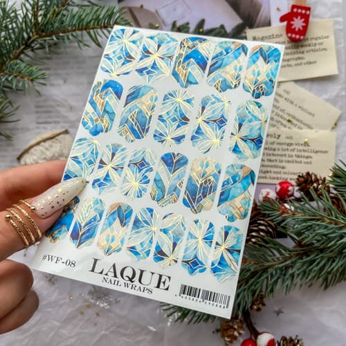 "LAQUE" Пленки NAIL WRAPS FOIL №8