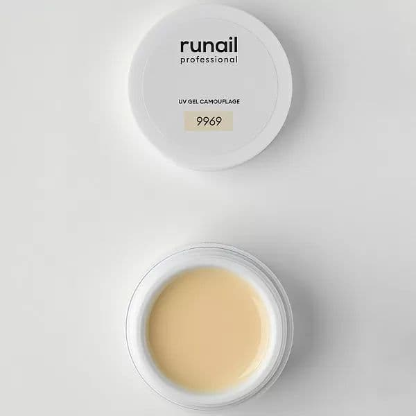 Runail, Камуфлирующий УФ-гель (цвет: Сгущенное молоко), 15 г №9969