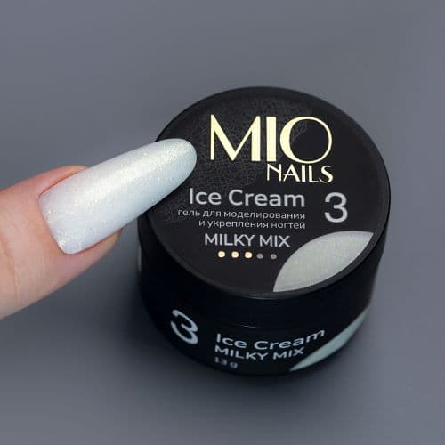 MIO Nails, Гель ICE Cream-MILKY MIX #03 13ml
