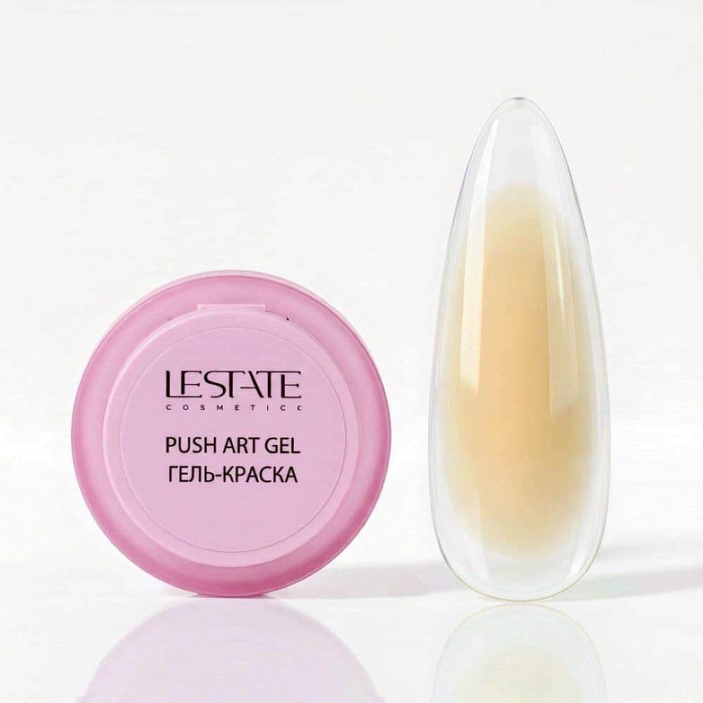 Lestate, Гель-краска желтый,  PUSH ART GEL 2г