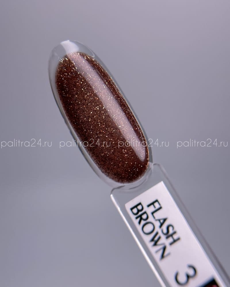 КИРА гель-лак FLASH BROWN 003 10 мл.