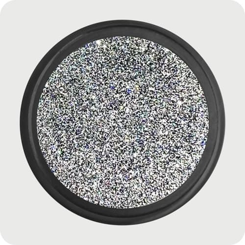 Mila, 7040 Flash glitter серебро (0,08мм)