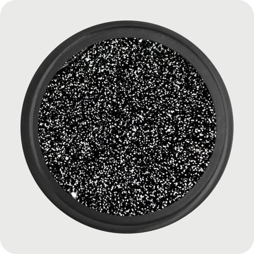 Mila, 7045 Flash glitter черный (0,1мм)